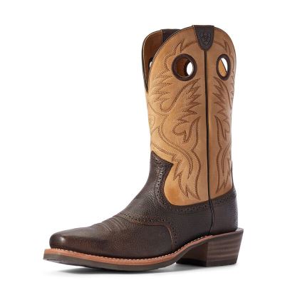 Ariat Heritage Roughstock - Western Laarzen Bruin / Chocola Heren - 18445-018